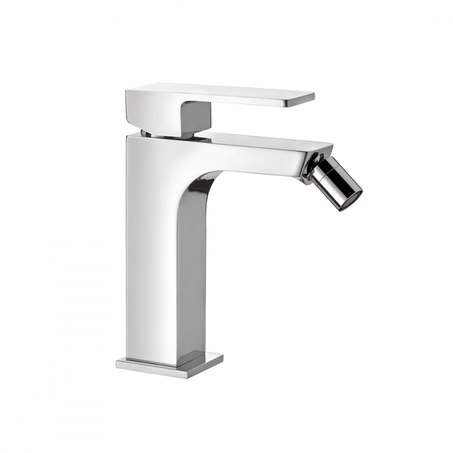 Miscelatore Bidet Monocomando con Scarico in Ottone Placcato Made in Italy – H-Uno 20086