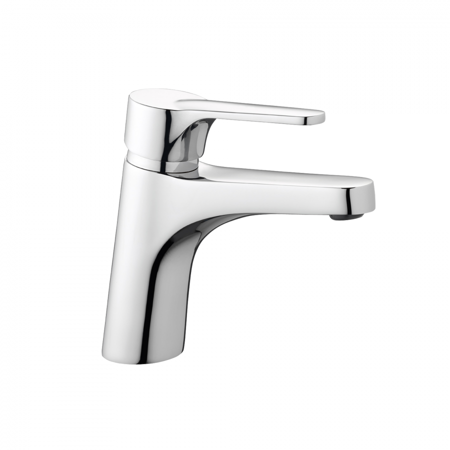 Miscelatore Lavabo Monocomando con Scarico e Cartuccia Eco-Start in Ottone Placcato Made in Italy – Pinto 22032