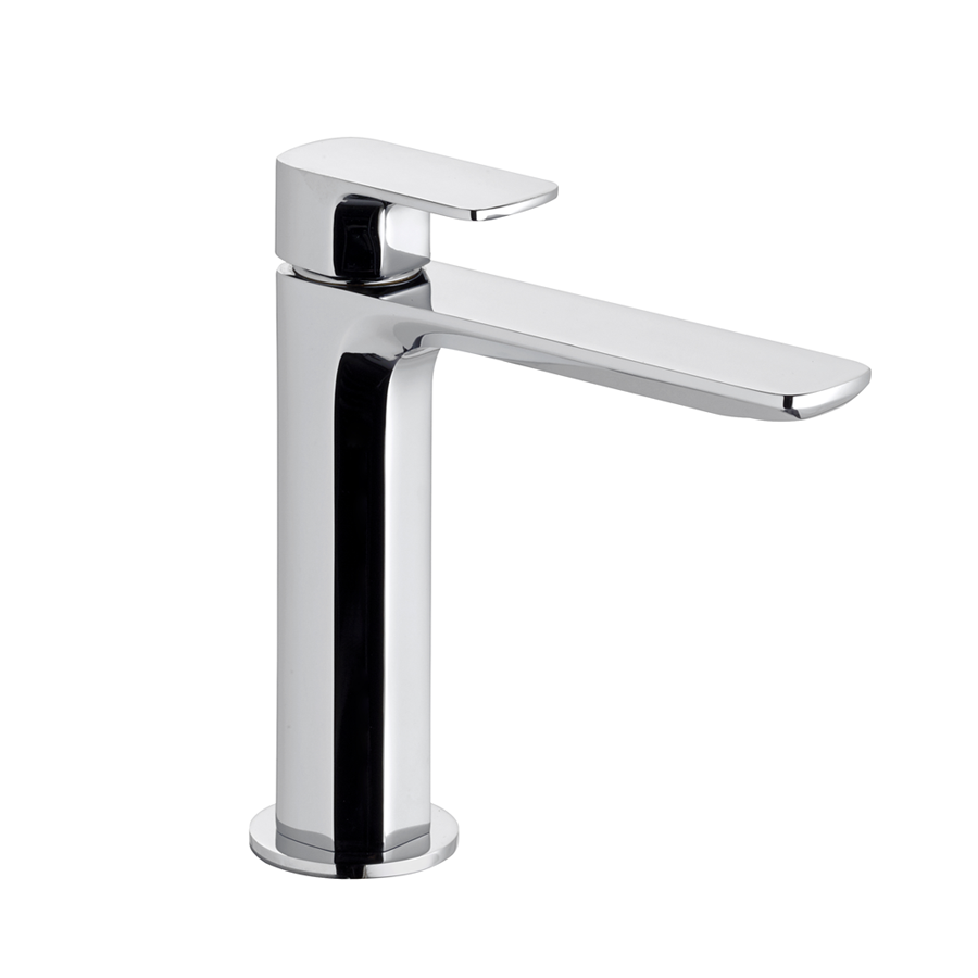 Miscelatore Lavabo Monocomando con Scarico in Ottone Placcato Made in Italy – Lettera 3032