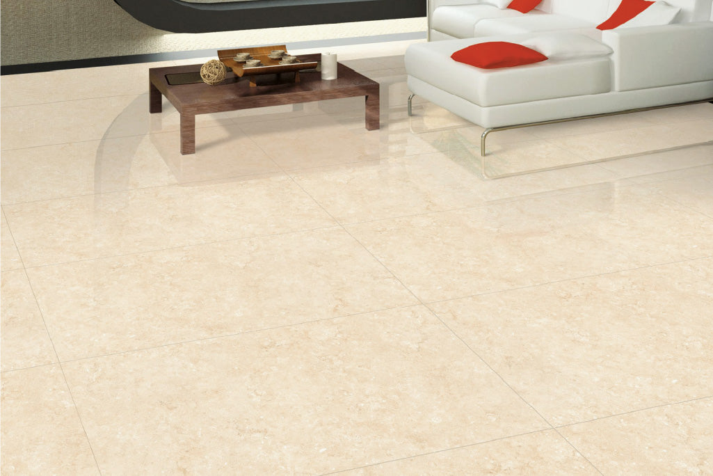 Piastrella Gres Porcellanato – Effetto Marmo Beige - Marfil Creme