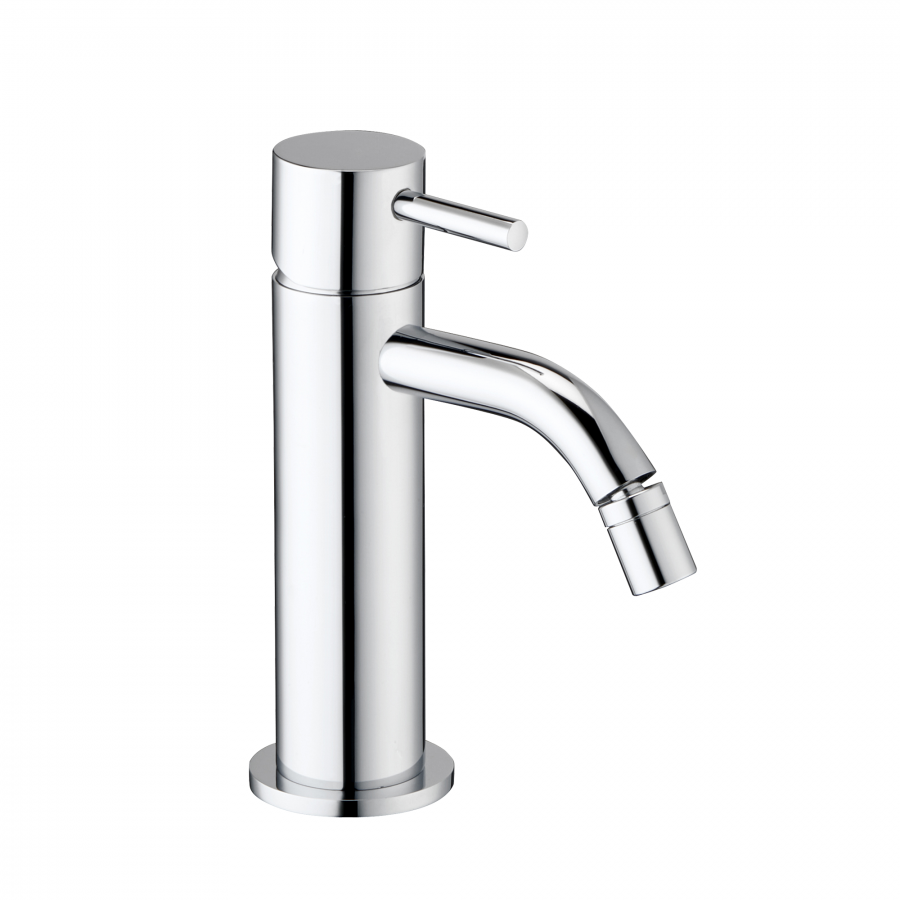 Miscelatore Bidet Monocomando con Scarico in Ottone Placcato Made in Italy – Tondì 15086