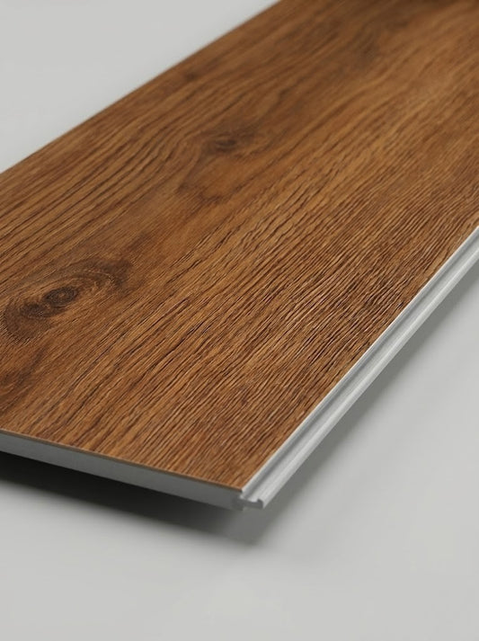 Pavimento SPC Effetto Legno Scuro – Rovere Caldo 120x20