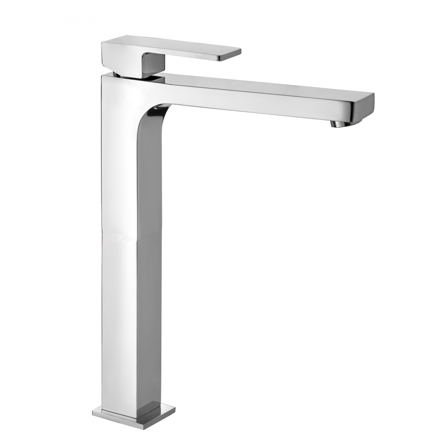 Miscelatore Lavabo Alto Monocomando in Ottone Placcato Made in Italy – H-Uno 20030AL
