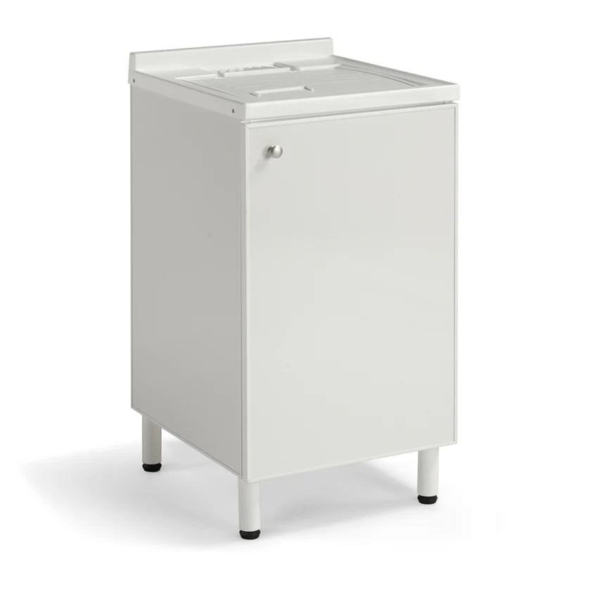 Lavatoio Lavapanni in alluminio 100% MADE IN ITALY NETTUNO 45 x 50 con vasca in ABS e sotto lavatoio