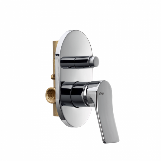 Miscelatore Doccia Incasso 2 Vie Monocomando in Ottone Placcato Made in Italy – Bitter 34188