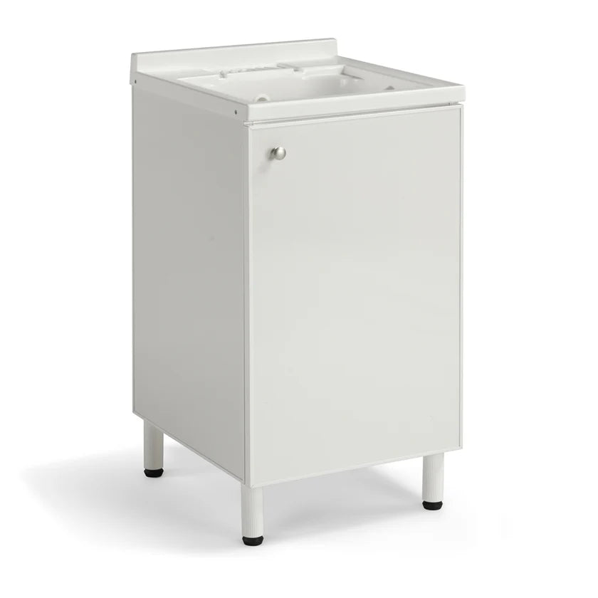 Lavatoio Lavapanni in alluminio 100% MADE IN ITALY NETTUNO 45 x 50 con vasca in ABS e sotto lavatoio