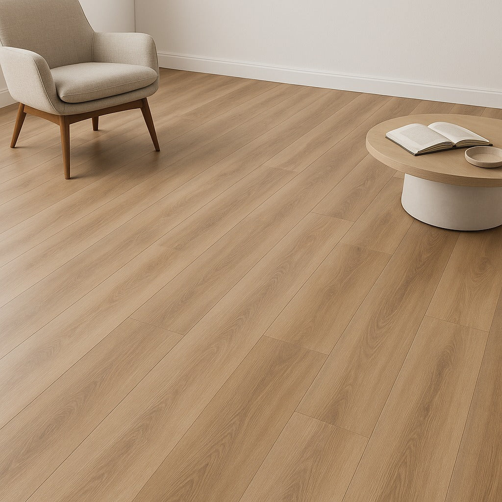 Pavimento SPC Effetto Legno Naturale – Beige Chiaro 120x20