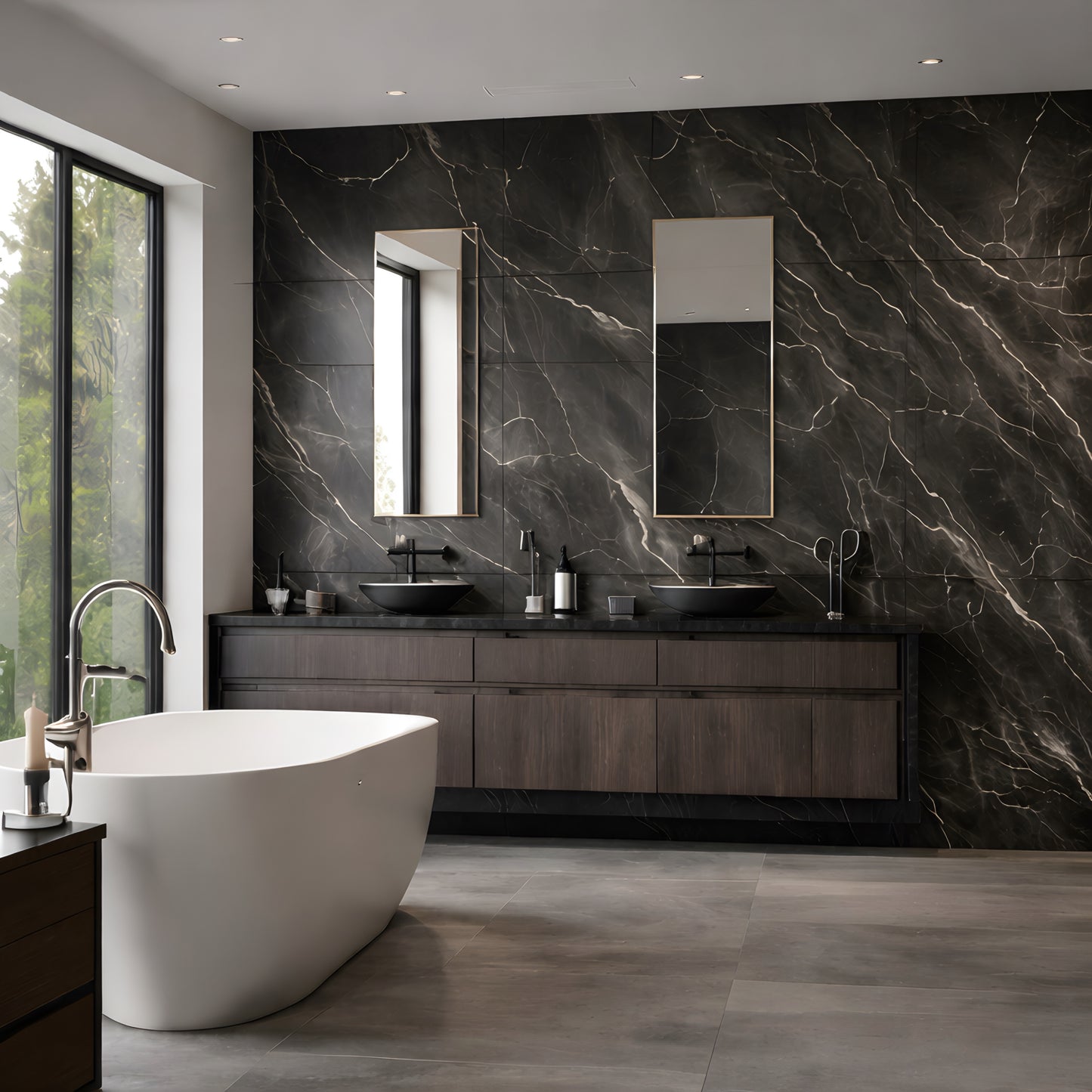 Marmo Calacatta Black Lucido