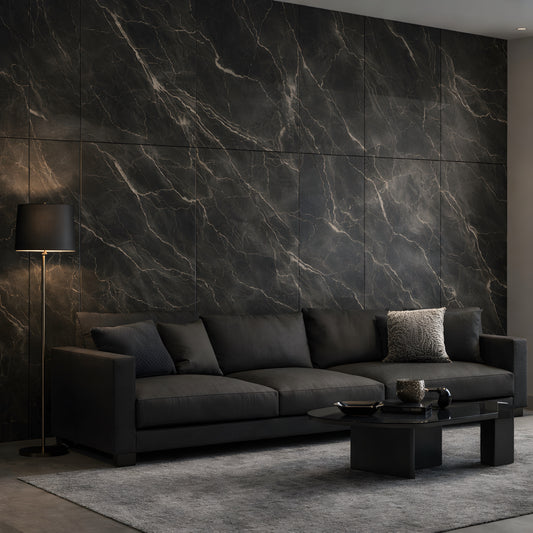 Marmo Calacatta Black Lucido