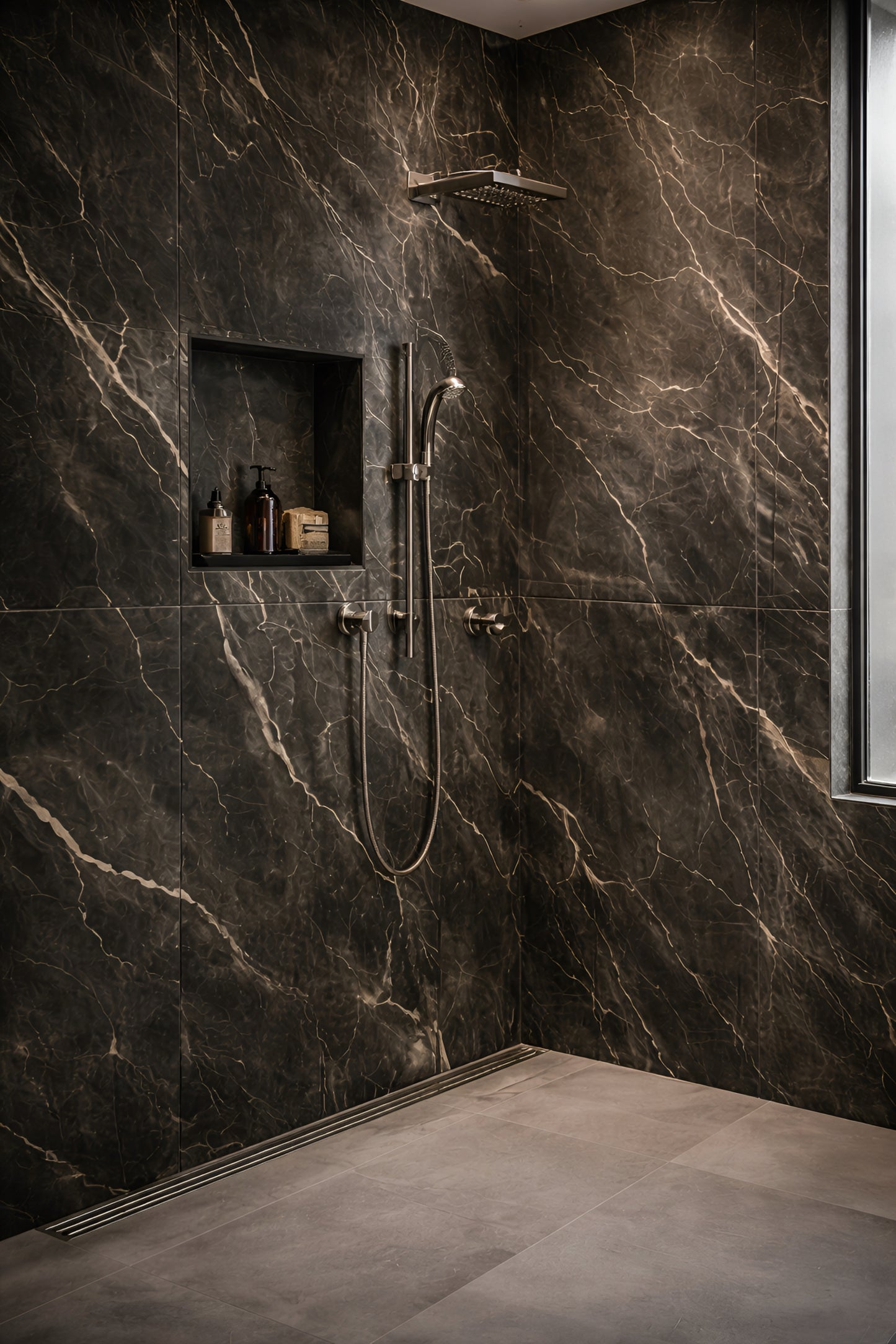 Marmo Calacatta Black Lucido
