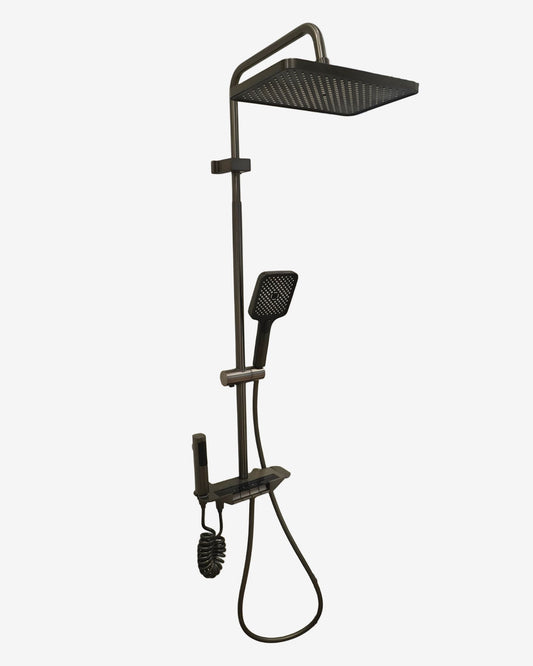 Colonna Doccia Multifunzione FUTURE HOME in Ottone Antracite con Soffione Rain e Regolazione Digitale