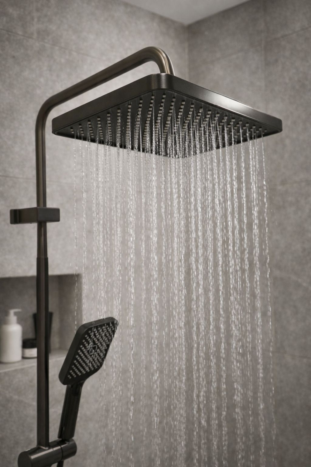 Colonna Doccia Multifunzione FUTURE HOME in Ottone Antracite con Soffione Rain e Regolazione Digitale